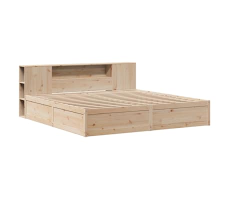 vidaXL Massivholzbett ohne Matratze 180x200 Kiefernholz