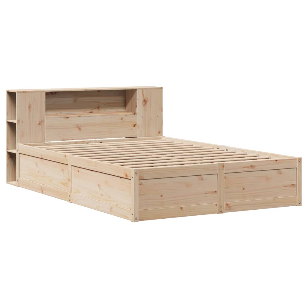 vidaXL tömör fenyőfa ágy matrac nélkül 160 x 200 cm