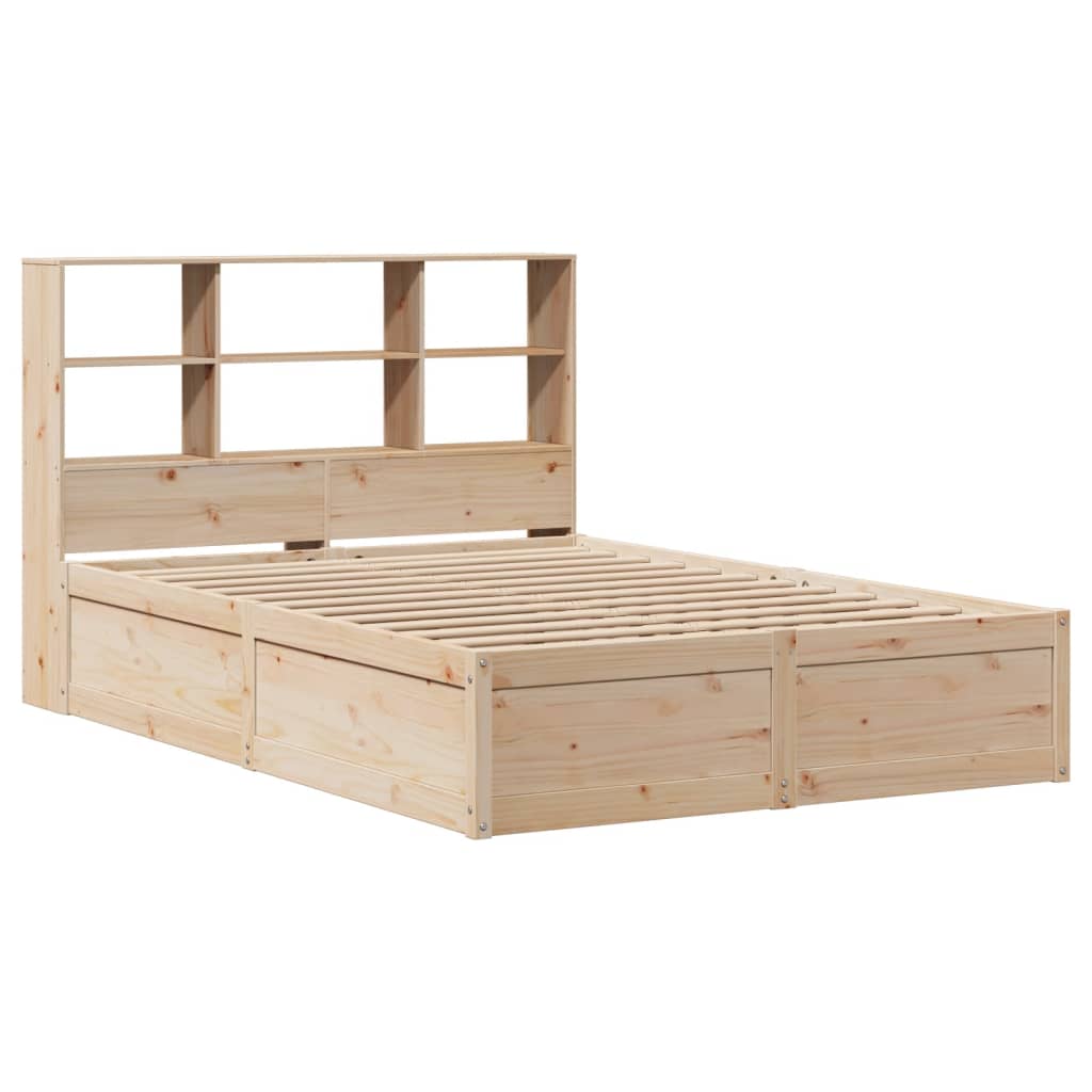 vidaXL Bedframe zonder matras massief grenenhout 140x200 cm afbeelding
