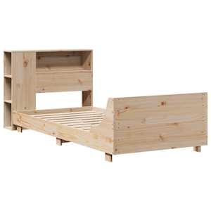 vidaXL Bed Frame without Mattress 90x200 cm Solid Wood Pine