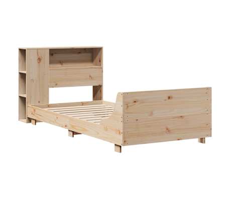 vidaXL Massivholzbett ohne Matratze 90x190 cm Kiefer