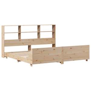 vidaXL Bed Frame without Mattress 200x200 cm Solid Wood Pine