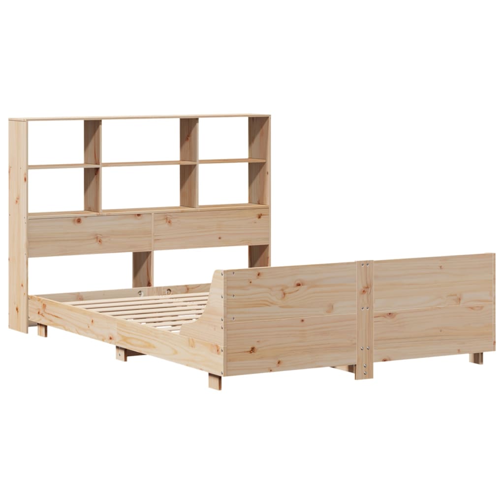 vidaXL Bedframe zonder matras massief grenenhout 160x200 cm afbeelding