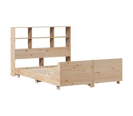 vidaXL Massivholzbett ohne Matratze 150x200 cm Kiefernholz