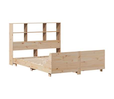 vidaXL Bedframe zonder matras massief grenenhout 140x190 cm