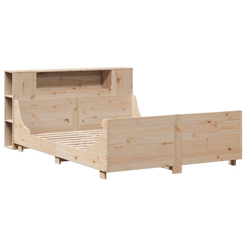 vidaXL Bedframe zonder matras massief grenenhout 150x200 cm afbeelding