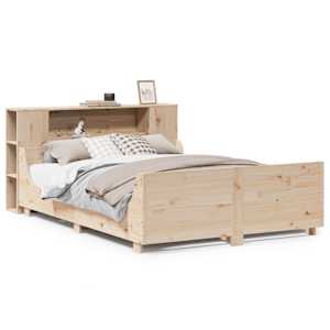 Postel bez matrace 120 x 190 cm masivní borovice - obrázek 2