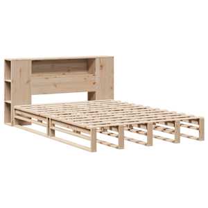 vidaXL Bookcase Bed without Mattress 140x200 cm Solid Wood