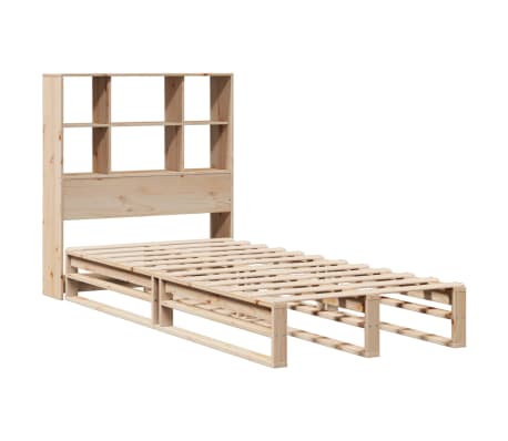 vidaXL Bookcase Bed without Mattress 100x200 cm Solid Wood