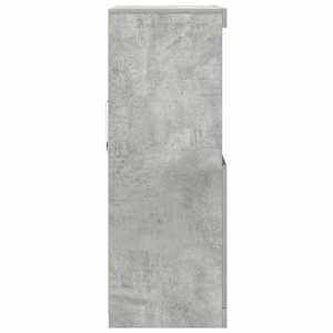 Příborník betonově šedý 81x37x100 cm kompozitní dřevo - obrázek 8
