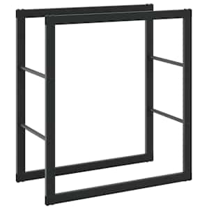 vidaXL k&uuml;ttepuude rest, must, 55x30x61 cm, teras