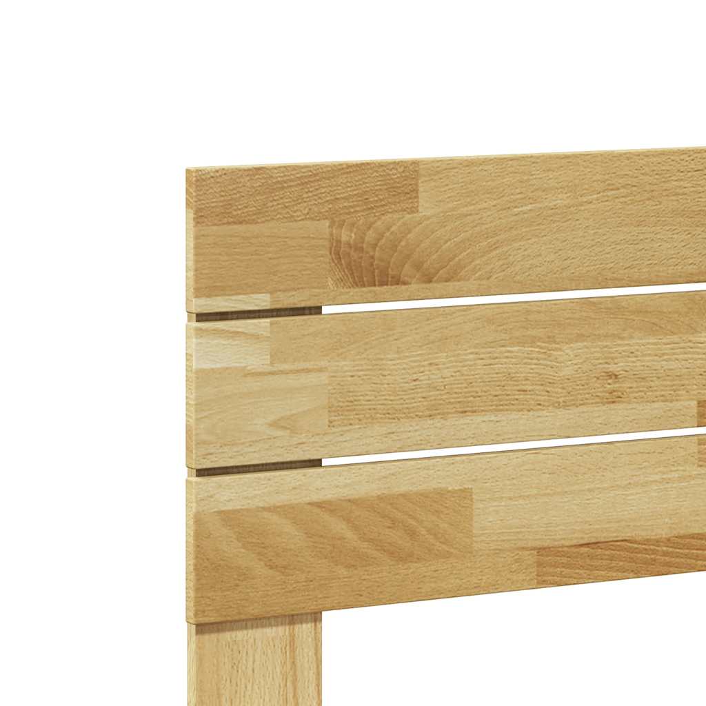 Tête De Lit 90 Cm En Chêne Massif - Design Sobre Et Robuste, Pour Lit Simple, Panneau Mural Décoratif