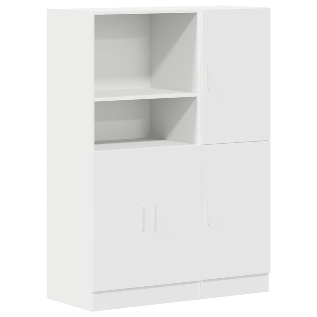 Thumbnail - vidaXL 2-tlg. Küchenschrank-Set Weiß Holzwerkstoff