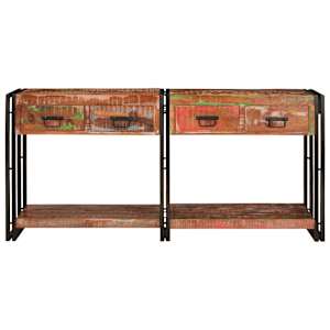 Konzolové stolky se zásuvkou 2 pcs Vícebarevný 161 x 33 x 75 cm - obrázek 4