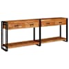vidaXL Konsoollauad 2 tk Pruun 200 x 33 x 75 cm Tugev akatsiapuu