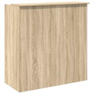 Recepční stůl dub sonoma 100x50x103,5 cm, konstrukční dřevo - obrázek 7