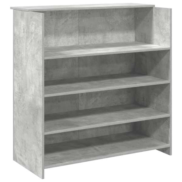 vidaXL vastuv&otilde;tulaud, betoonhall, 100x50x103,5 cm, tehispuit