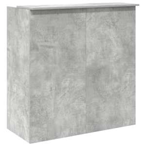 Recepční stůl betonově šedý 100x50x103,5 cm kompozitní dřevo - obrázek 7