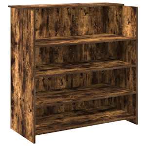 Recepční stůl kouřový dub 100x50x103,5 cm kompozitní dřevo - obrázek 2