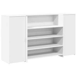 vidaXL vastuv&otilde;tulaud, valge, 180 x 50 x 103,5 cm, t&ouml;&ouml;deldud puit