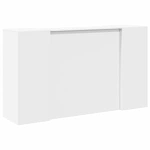 Recepční stůl bílý 180 x 50 x 103,5 cm, z umělého dřeva - obrázek 11