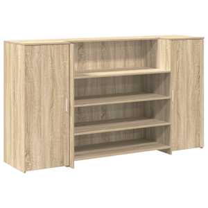 Recepční stůl dub sonoma 180x50x103,5 cm kompozitní dřevo - obrázek 2