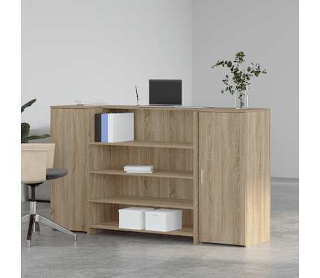 vidaXL vastuv&otilde;tulaud, sonoma tamm, 180x50x103,5 cm, tehispuit