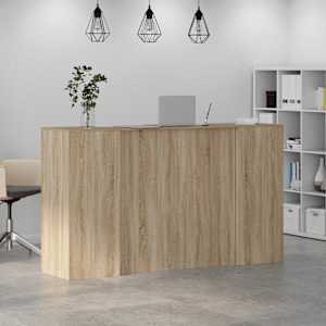 Recepční stůl dub sonoma 180x50x103,5 cm kompozitní dřevo - obrázek 4