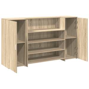 Recepční stůl dub sonoma 180x50x103,5 cm kompozitní dřevo - obrázek 6