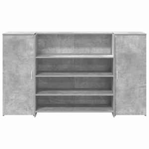 Recepční stůl betonově šedý 180x50x103,5 cm kompozitní dřevo - obrázek 5