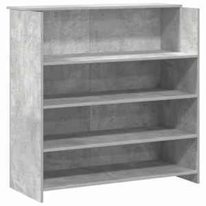 Recepční stůl betonově šedý 180x50x103,5 cm kompozitní dřevo - obrázek 8