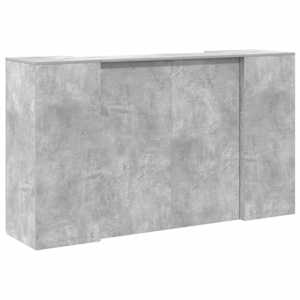 Recepční stůl betonově šedý 180x50x103,5 cm kompozitní dřevo - obrázek 11