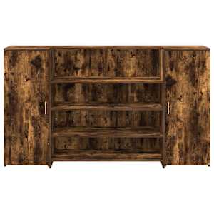 Recepční stůl kouřový dub 180x50x103,5 cm kompozitní dřevo - obrázek 5