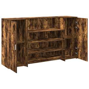 Recepční stůl kouřový dub 180x50x103,5 cm kompozitní dřevo - obrázek 6