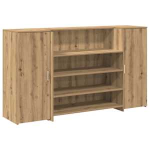 Recepční stůl dub artisan 180x50x103,5 cm kompozitní dřevo - obrázek 2