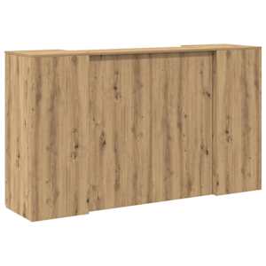 Recepční stůl dub artisan 180x50x103,5 cm kompozitní dřevo - obrázek 11