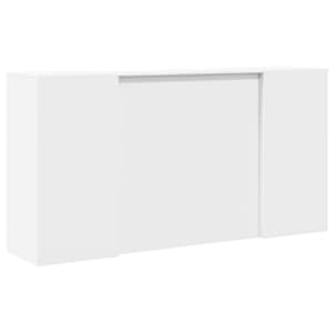 Recepční stůl bílý 200 x 50 x 103,5 cm, z umělého dřeva - obrázek 11