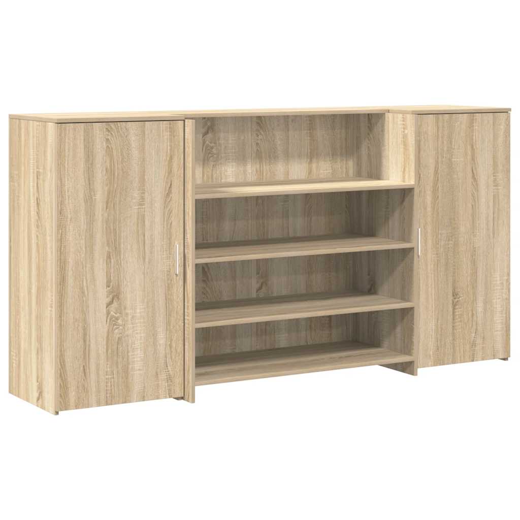 vidaXL Recepční stůl dub sonoma 200x50x103,5 cm kompozitní dřevo