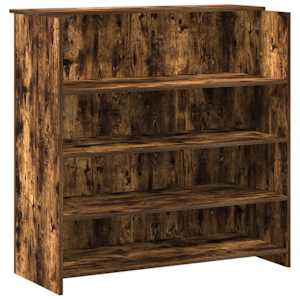 Recepční stůl kouřový dub 200x50x103,5 cm kompozitní dřevo - obrázek 8