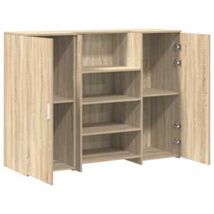 Recepční stůl dub sonoma 135x50x103,5 cm kompozitní dřevo - obrázek 6