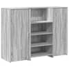 vidaXL vastuv&otilde;tulaud, hall sonoma tamm, 135x50x103,5 cm, tehispuit