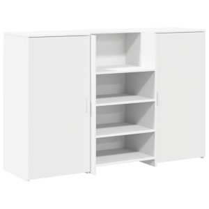 Recepční stůl bílý 155x50x103,5 cm kompozitní dřevo - obrázek 2