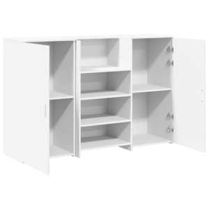 Recepční stůl bílý 155x50x103,5 cm kompozitní dřevo - obrázek 6