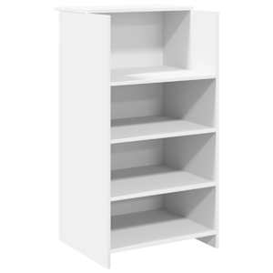 Recepční stůl bílý 155x50x103,5 cm kompozitní dřevo - obrázek 8