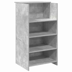 Recepční stůl betonově šedý 155x50x103,5 cm kompozitní dřevo - obrázek 8