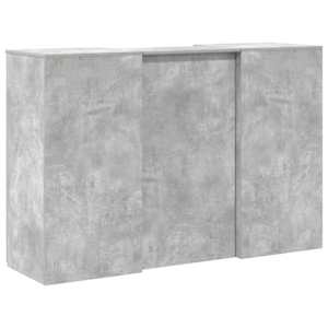 Recepční stůl betonově šedý 155x50x103,5 cm kompozitní dřevo - obrázek 11