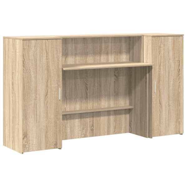 vidaXL vastuv&otilde;tulaud, sonoma tamm, 180x50x103,5 cm, tehispuit