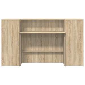 Recepční stůl dub sonoma 180x50x103,5 cm kompozitní dřevo - obrázek 5