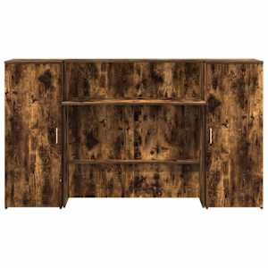 Recepční stůl kouřový dub 180x50x103,5 cm kompozitní dřevo - obrázek 5