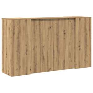 Recepční stůl dub artisan 180x50x103,5 cm kompozitní dřevo - obrázek 11